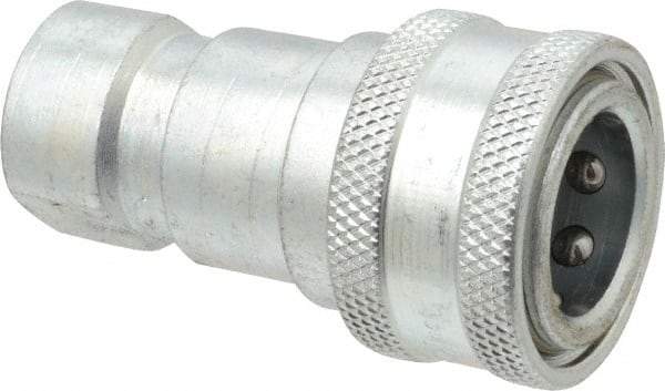 Parker - 3/8 NPTF Steel Hydraulic Hose Female Pipe Thread Coupler - 4,000 psi - Industrial Tool & Supply