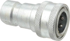 Parker - 3/8 NPTF Steel Hydraulic Hose Female Pipe Thread Coupler - 4,000 psi - Industrial Tool & Supply