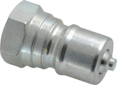 Parker - 3/8 NPTF Steel Hydraulic Hose Female Pipe Thread Nipple - 4,000 psi - Industrial Tool & Supply