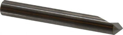 SGS - 1/4" Head Diam, 1/4" Shank Diam, 1 Flute 90° Solid Carbide Countersink - Bright Finish, 2" OAL, Single End, Straight Shank, Right Hand Cut - Industrial Tool & Supply