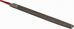 Simonds File - 10" Long, Second Cut, Mill American-Pattern File - Single Cut, Tang - Industrial Tool & Supply