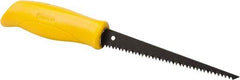 Stanley - 6-1/4" Steel Blade Drywall Saw - High Impact Polypropylene Handle, Textured, Slip Resistant Grip, 11-1/4" OAL - Industrial Tool & Supply