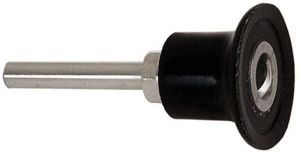 Norton - 1-1/2" Diam Quick-Change Type R Disc Backing Pad - 1/4" Shank Diam, Medium Density, 30,000 RPM, Speed-Lok TR Compatible - Industrial Tool & Supply