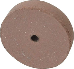 Cratex - 5/8" Diam x 1/16" Hole x 1/8" Thick, Surface Grinding Wheel - Silicon Carbide, Fine Grade, 25,000 Max RPM, Rubber Bond, No Recess - Industrial Tool & Supply
