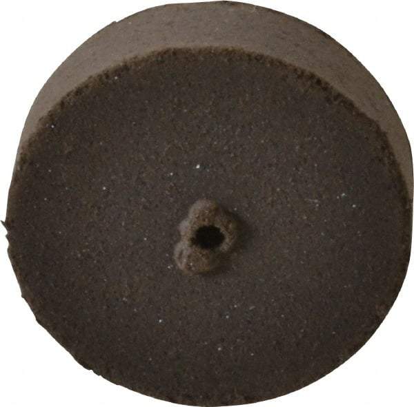 Cratex - 7/8" Diam x 1/16" Hole x 1/4" Thick, Surface Grinding Wheel - Silicon Carbide, Medium Grade, 25,000 Max RPM, Rubber Bond, No Recess - Industrial Tool & Supply