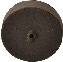 Cratex - 7/8" Diam x 1/16" Hole x 1/4" Thick, Surface Grinding Wheel - Silicon Carbide, Medium Grade, 25,000 Max RPM, Rubber Bond, No Recess - Industrial Tool & Supply