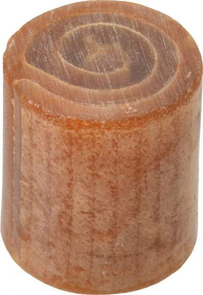 Garland - 1" Face Diam, Grade Medium Soft, Hammer Tip/Face - Rawhide - Industrial Tool & Supply