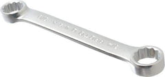 Proto - 5/8" x 3/4" 12 Point Box Wrench - Double End, 1-27/32" Head Diam x 13/32" Head Thickness, 6-1/8" OAL, Steel, Satin Finish, 15° Offset - Industrial Tool & Supply