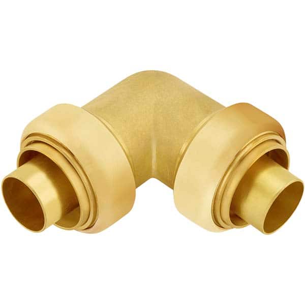 Jones Stephens - Metal Push-To-Connect Tube Fittings Type: 90 Degree Elbow Tube Outside Diameter (Inch): 2 - Industrial Tool & Supply