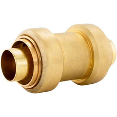 Jones Stephens - Metal Push-To-Connect Tube Fittings Type: Coupling Tube Outside Diameter (Inch): 1-1/4 - Industrial Tool & Supply