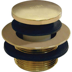 Jones Stephens - Shower Heads & Accessories Type: Bath Drain Finish/Coating: Polished Brass - Industrial Tool & Supply