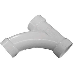 Jones Stephens - Drain, Waste & Vent Pipe Fittings Type: Long Turn Tee Wye Fitting Size: 4 (Inch) - Industrial Tool & Supply
