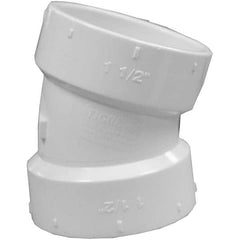 Jones Stephens - Plastic Pipe Fittings Type: Elbow Fitting Size: 1-1/2 (Inch) - Industrial Tool & Supply