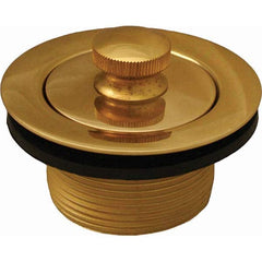 Jones Stephens - Shower Heads & Accessories Type: Bath Drain Finish/Coating: Polished Brass - Industrial Tool & Supply
