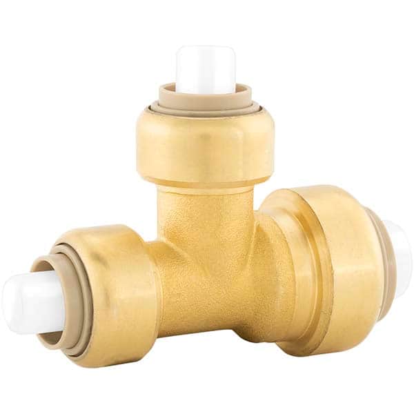 Jones Stephens - Metal Push-To-Connect Tube Fittings Type: Reducing Tee Tube Outside Diameter (Inch): 3/4 - Industrial Tool & Supply