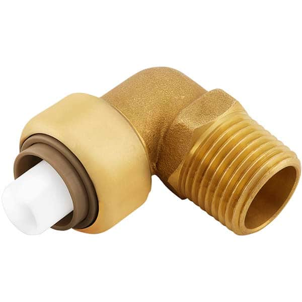 Jones Stephens - Metal Push-To-Connect Tube Fittings Type: Adapter Tube Outside Diameter (Inch): 1/2 - Industrial Tool & Supply