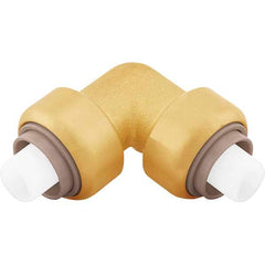 Jones Stephens - Metal Push-To-Connect Tube Fittings Type: 90 Degree Elbow Tube Outside Diameter (Inch): 3/4 - Industrial Tool & Supply