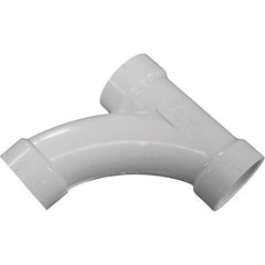 Jones Stephens - Drain, Waste & Vent Pipe Fittings Type: Long Turn Tee Wye Fitting Size: 2 (Inch) - Industrial Tool & Supply