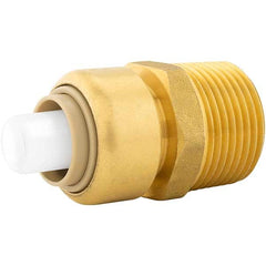 Jones Stephens - Metal Push-To-Connect Tube Fittings Type: Adapter Tube Outside Diameter (Inch): 3/8 - Industrial Tool & Supply