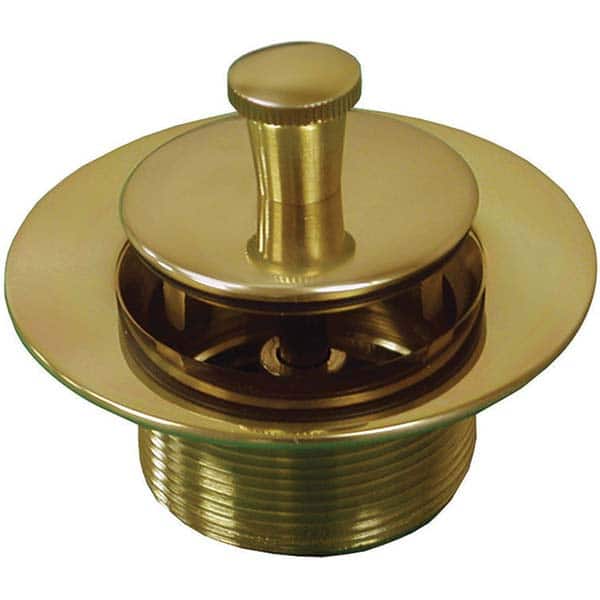 Jones Stephens - Shower Heads & Accessories Type: Bath Drain Finish/Coating: Polished Brass - Industrial Tool & Supply