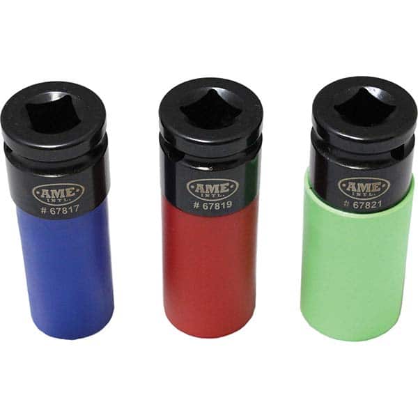 AME International - Socket Sets Measurement Type: Inch & Metric; Metric Drive Size: 0.5 - Industrial Tool & Supply