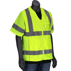 PIP - High Visibility Vests Vest Style: General Purpose Vest Type: Hi Visibility - Industrial Tool & Supply