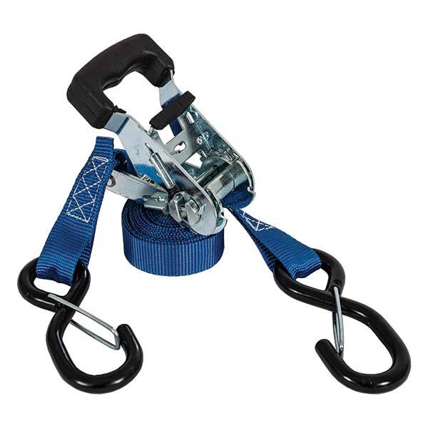 Buyers Products - Slings & Tiedowns (Load-Rated) Type: Ratchet Tie Down Material: Polyester; Steel; Rubber - Industrial Tool & Supply