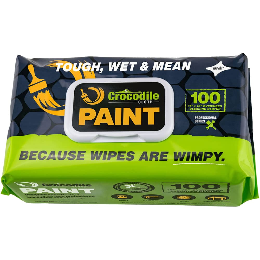 Crocodile Cloth - Wipes Type: General Purpose Style: Pre-Moistened; Flat Fold - Industrial Tool & Supply