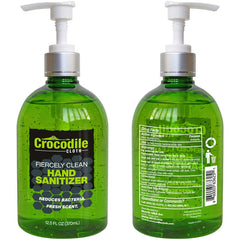 Crocodile Cloth - 12 oz Pump Bottle Gel Hand Sanitizer - Industrial Tool & Supply