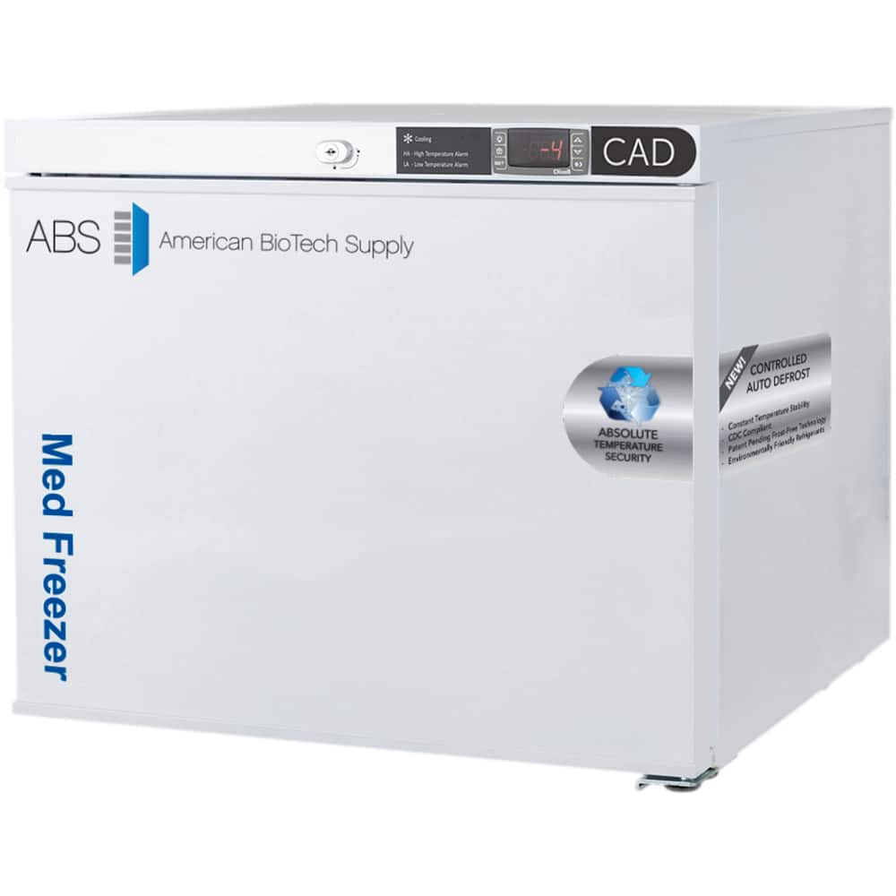 American BioTech Supply - Laboratory Refrigerators and Freezers Type: Controlled Auto Defrost Freezer Volume Capacity: 1 Cu. Ft. - Industrial Tool & Supply