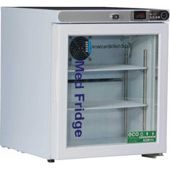 American BioTech Supply - Laboratory Refrigerators and Freezers Type: Pharmacy Refrigerator Volume Capacity: 1 Cu. Ft. - Industrial Tool & Supply