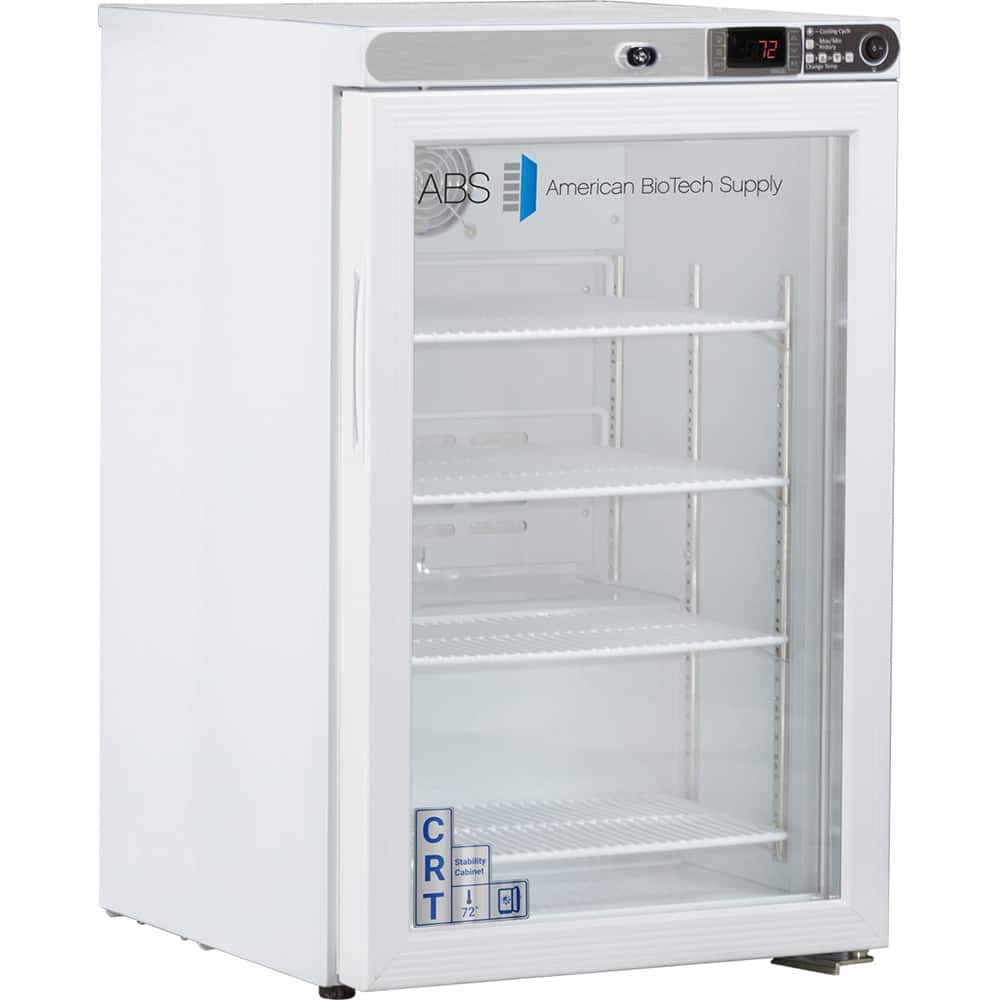 American BioTech Supply - Laboratory Refrigerators and Freezers Type: Controlled Room Temperature Cabinet Volume Capacity: 2.5 Cu. Ft. - Industrial Tool & Supply