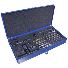 Greenfield Threading - Tap & Die Sets Minimum Tap Thread Size (mm): M6x1.00 Maximum Tap Thread Size (mm): M12x1.75 - Industrial Tool & Supply