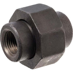 USA Sealing - Black Pipe Fittings Type: Union Fitting Size: 3/8 (Inch) - Industrial Tool & Supply
