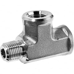USA Sealing - 1/2" 316 Stainless Steel Pipe Run Tee - Industrial Tool & Supply