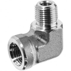 USA Sealing - 1/2" 316 Stainless Steel Pipe 90° Street Elbow - Industrial Tool & Supply