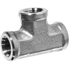 USA Sealing - 1/2" Galvanized Steel Pipe Female Tee - Industrial Tool & Supply