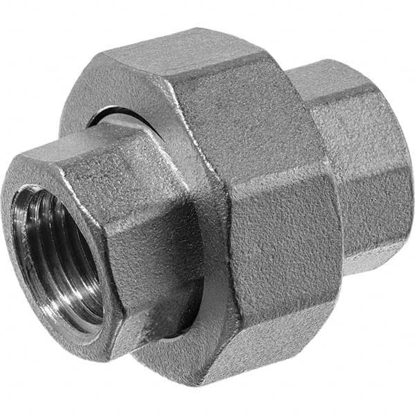 USA Sealing - 2" 304 Stainless Steel Pipe Union - Industrial Tool & Supply