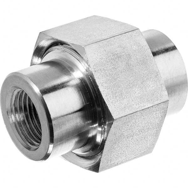 USA Sealing - 3/4" 316 Stainless Steel Pipe Union - Industrial Tool & Supply