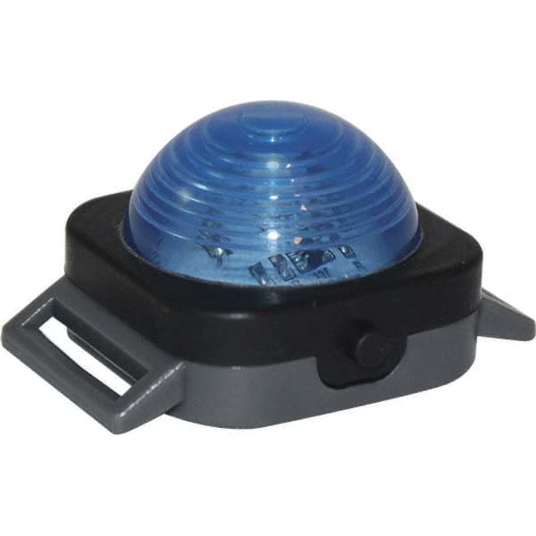 Railhead Corporation - Strobe & Flashing Lights Light Type: Flashing, Steady Lens Color: Blue - Industrial Tool & Supply