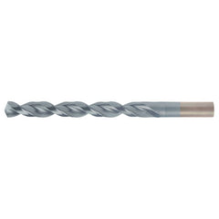 #37 RHS / RHC HSS 135 Degree Split Point Wide Land Parabolic Drill - TiCN - Exact Industrial Supply