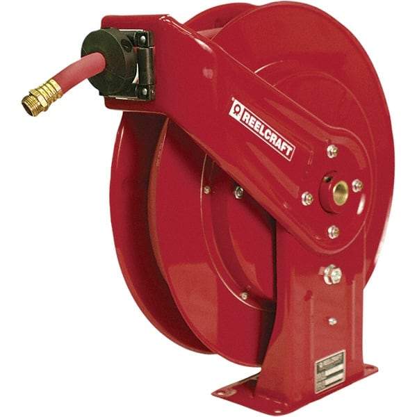 Reelcraft - Hose Reels Style: Spring Retractable Hose Length (Feet): 35 - Industrial Tool & Supply