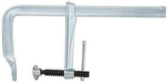 Bessey - 5-1/2" Deep Throat, 12" Max Capacity, Standard Sliding Arm Clamp - 1,320 Lb Clamping Pressure, 0.7" Spindle Diam - Industrial Tool & Supply