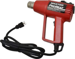Master Appliance - 130 to 1,000°F Heat Setting, 16 CFM Air Flow, Heat Gun - 120 Volts, 11 Amps, 1,300 Watts, 6' Cord Length - Industrial Tool & Supply