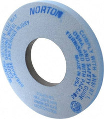 Norton - 12" Diam x 5" Hole x 1" Thick, I Hardness, 46 Grit Surface Grinding Wheel - Ceramic, Type 1, Coarse Grade, 2,070 Max RPM, Vitrified Bond, No Recess - Industrial Tool & Supply