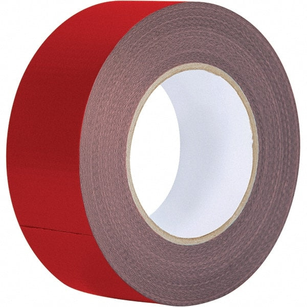 Value Collection - 60 Yd x 2" x 8.7 mil Red Polyethylene Cloth Duct Tape - Industrial Tool & Supply