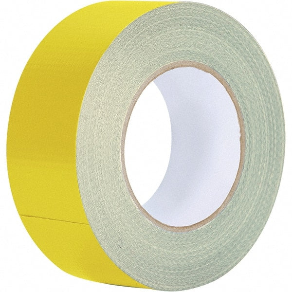 Value Collection - 60 Yd x 2" x 8.7 mil Yellow Polyethylene Cloth Duct Tape - Industrial Tool & Supply
