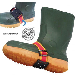 Geroline - Ice Traction Footwear Footwear Style: Strap-On Cleat Traction Type: Steel Studs - Industrial Tool & Supply