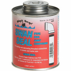 Black Swan - Threaded Pipe Sealants Container Type: Can Container Size: 1 Pt. - Industrial Tool & Supply