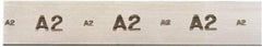 Starrett - 18 Inch Long x 2 Inch Wide x 5/16 Inch Thick, Tool Steel Air Hardening Flat Stock - + 0.250 Inch Long Tolerance, + 0.000-0.005 Inch Wide Tolerance, +/- 0.001 Inch Thickness Tolerance, +/- 0.001 Inch Square Tolerance, AISI Type A2 Air Hardening - Industrial Tool & Supply